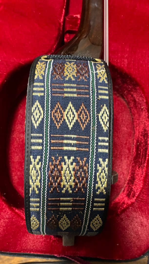 三線 人工蛇革 ケース付き