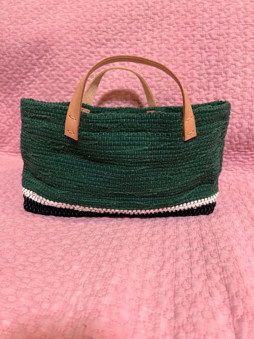 梅原和香　裂き織りバック