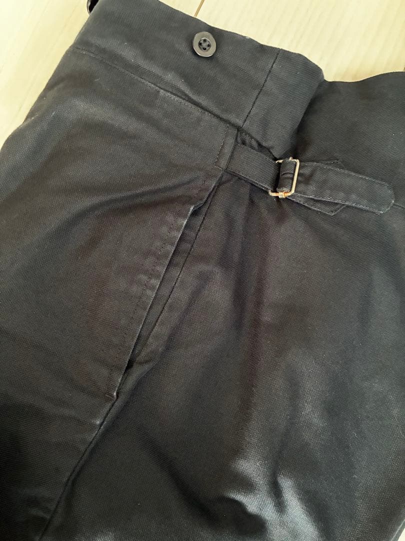 44 ANATOMICA TANGO PANTS パナマコットン 黒