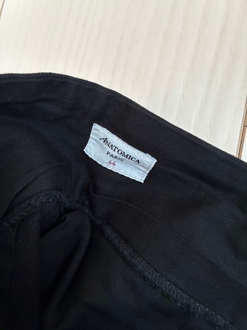 44 ANATOMICA TANGO PANTS パナマコットン 黒