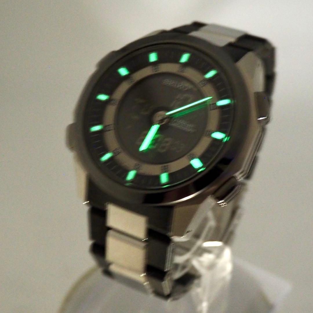 212 稼働【美品】SEIKO 時計　メンズ　イグニッション　アナデジ　チタン