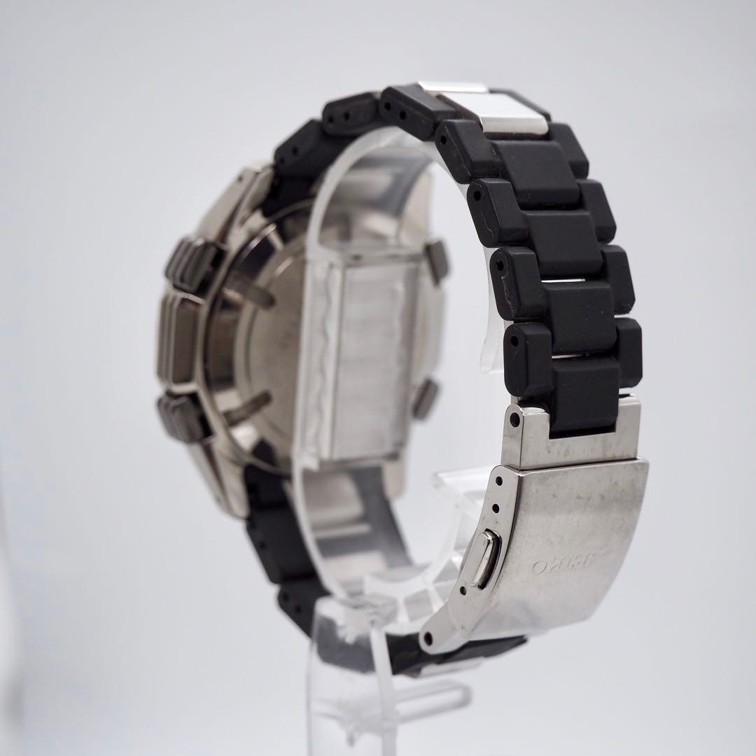 212 稼働【美品】SEIKO 時計　メンズ　イグニッション　アナデジ　チタン