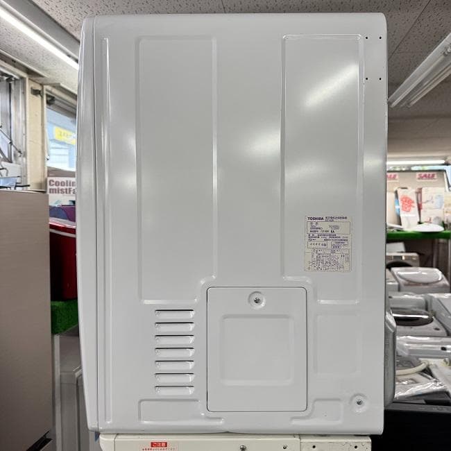 地域限定送料無料　美品 TOSHIBA 東芝 乾燥6㎏ 衣類乾燥機 ED-608