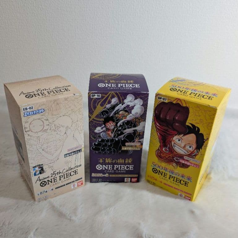 ★_Kiran★未開封テープ付き　ONE PIECE カードゲーム3種類