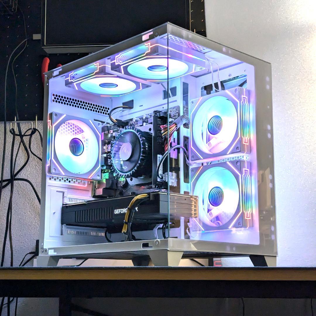 [新品パーツ]✨高性能✨白い光る✨ゲーミングPC✨RTX3080Ti①
