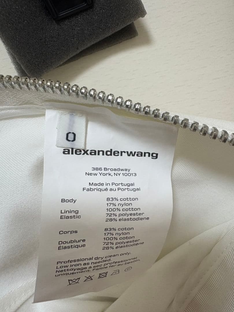 alexanderwang プリーツショートパンツ ホワイト