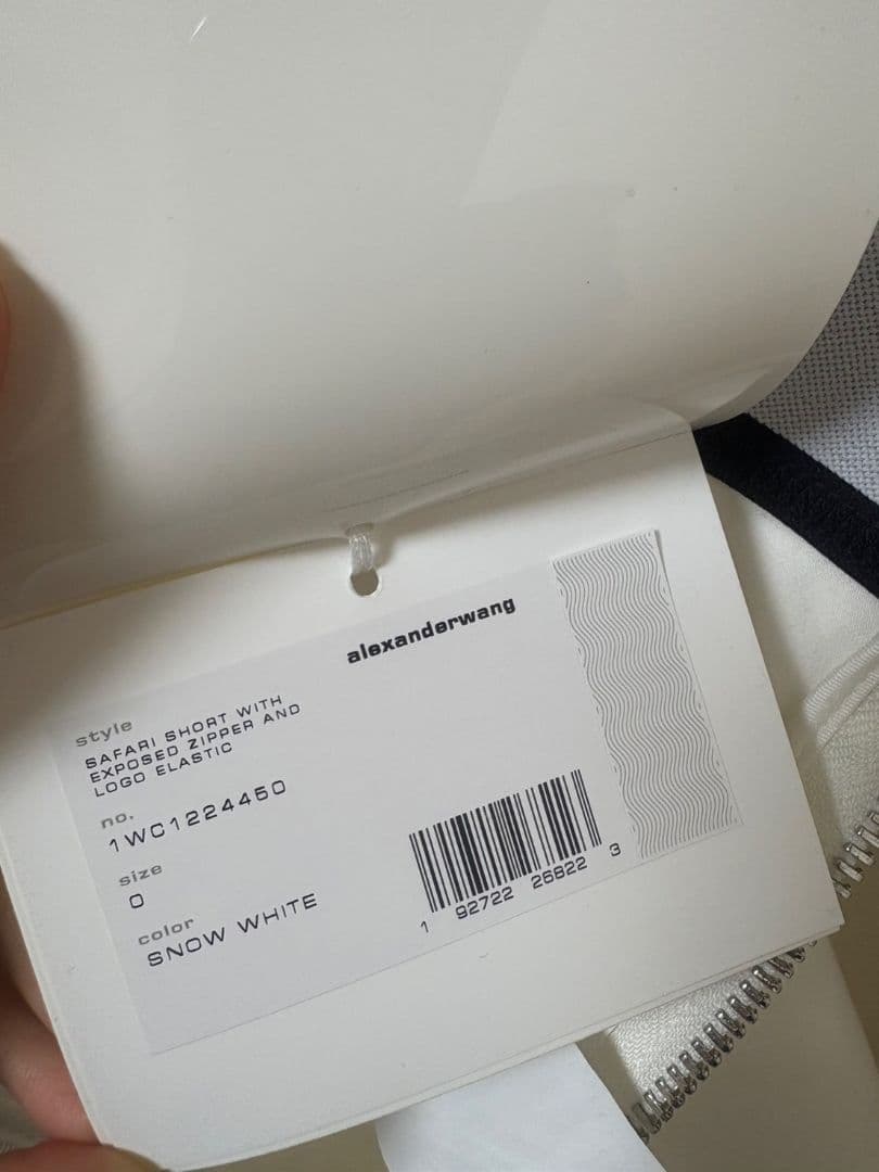 alexanderwang プリーツショートパンツ ホワイト