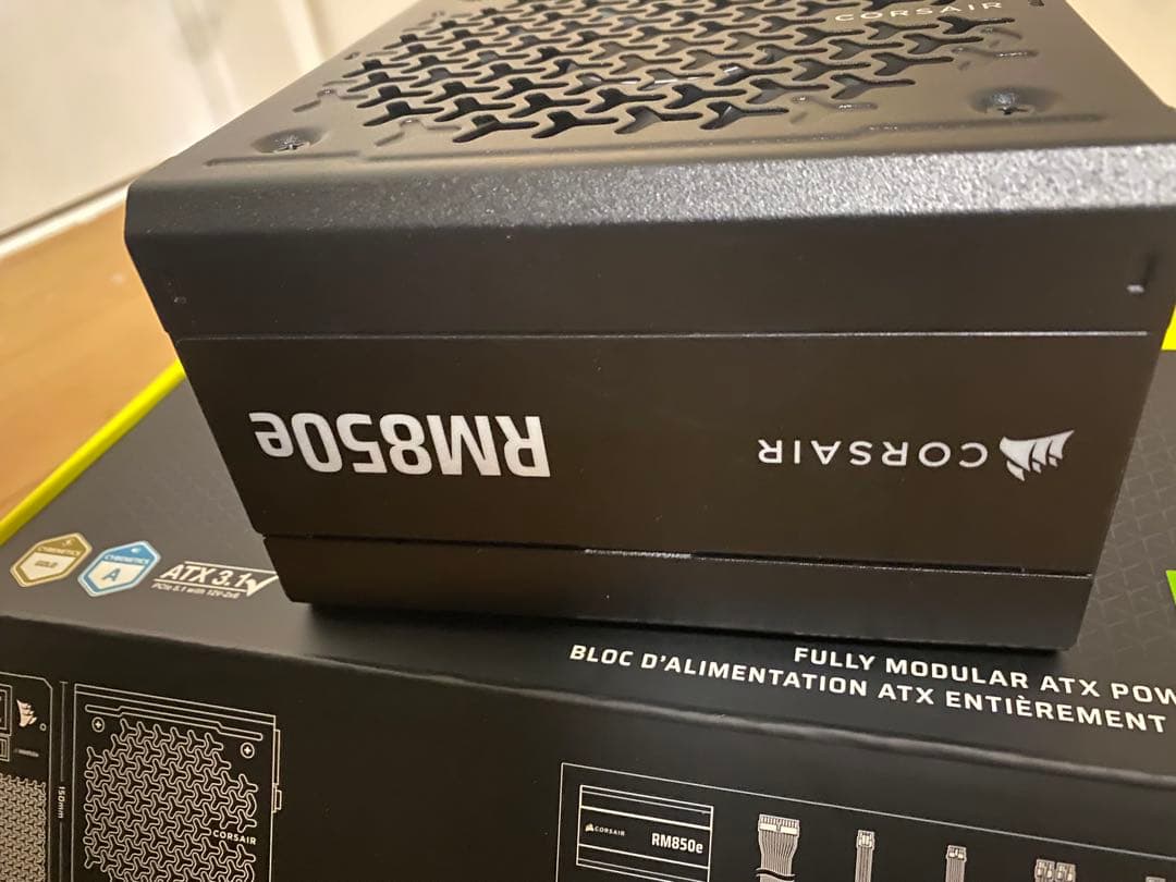 CORSAIR RM850e PC電源ユニット 850W　ATX3.1準拠