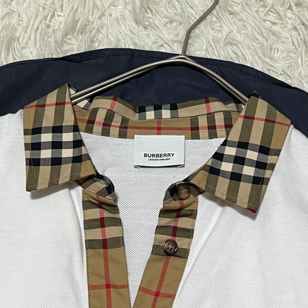 美品✨現行 バーバリー ノバチェック プリーツ フレア ポロシャツワンピース