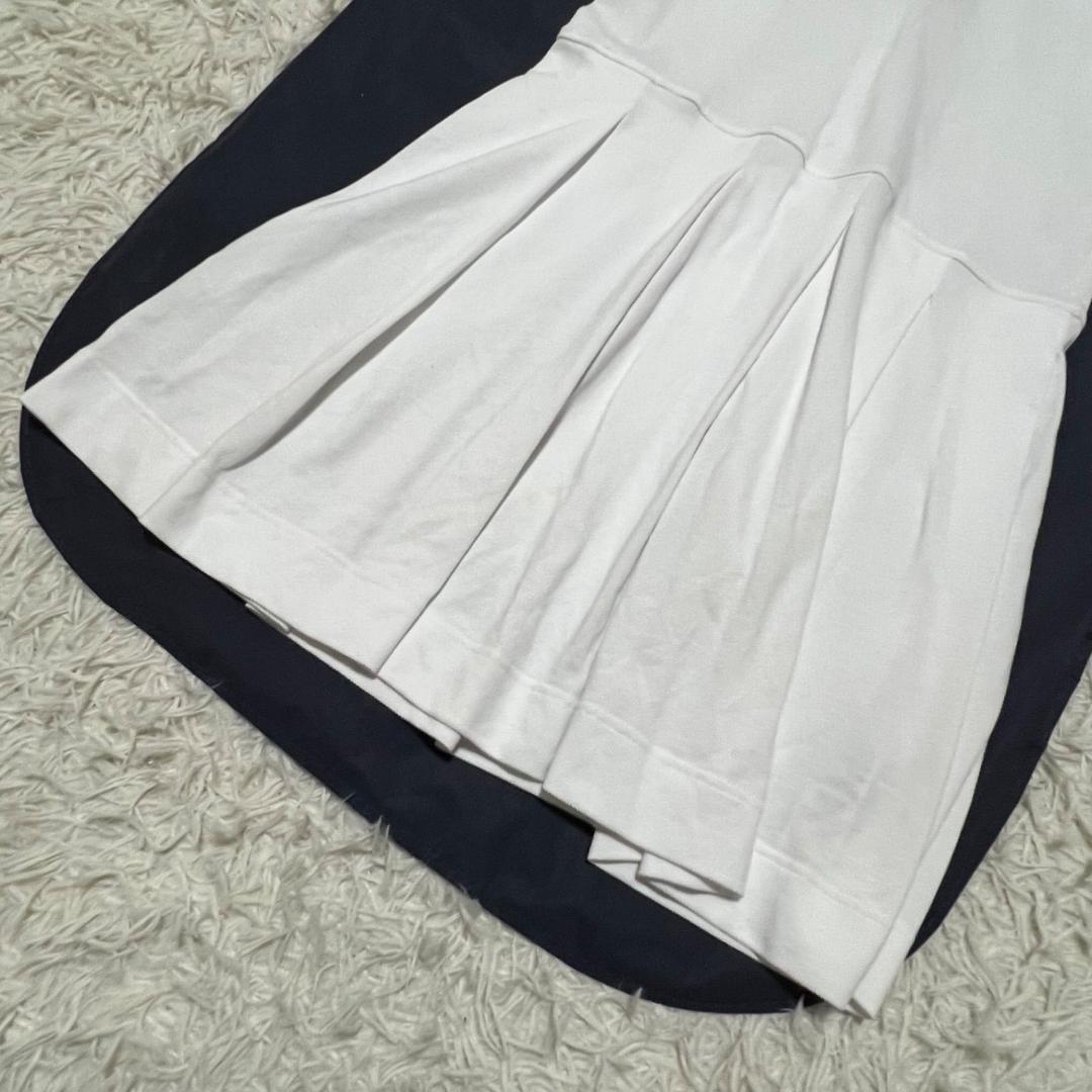 美品✨現行 バーバリー ノバチェック プリーツ フレア ポロシャツワンピース