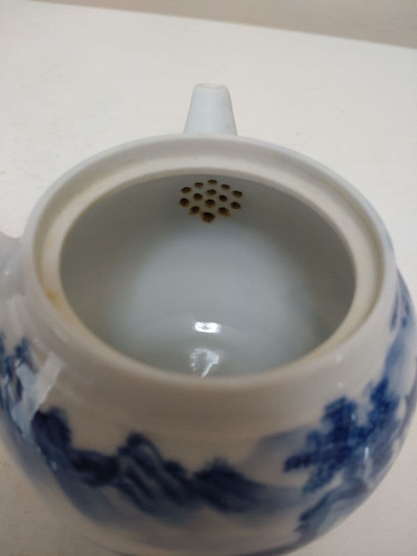 平安 春峯 茶器揃 急須 建水 茶碗五客 煎茶道具