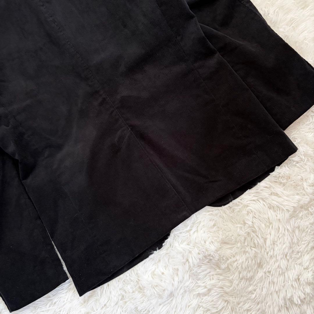 【近年モデル】タケオキクチ テーラードジャケット コーデュロイ ストレッチ 黒