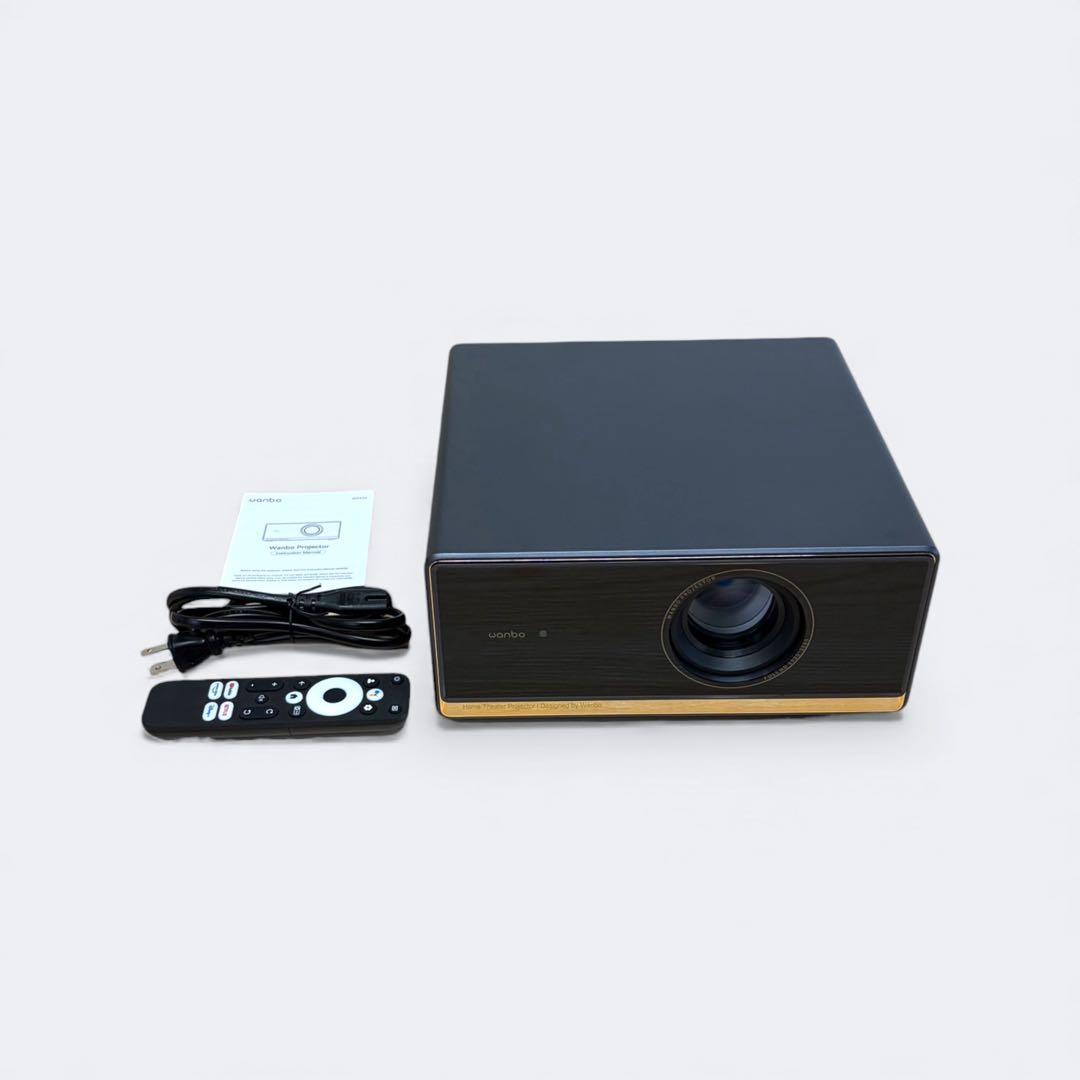 Wanbo X5 Pro プロジェクター1100ANSI・Google TV搭載