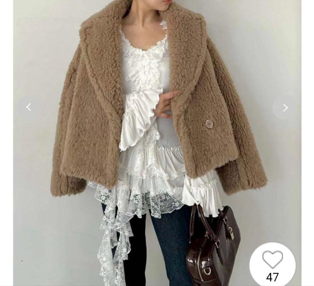 SNIDEL スナイデル ボアショートコート