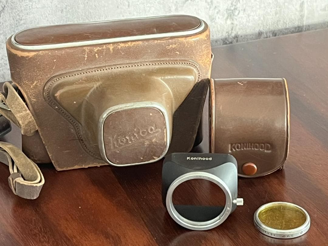 ◆Konica ⅢA コニカ レンジファインダー フィルムカメラ ケース付き