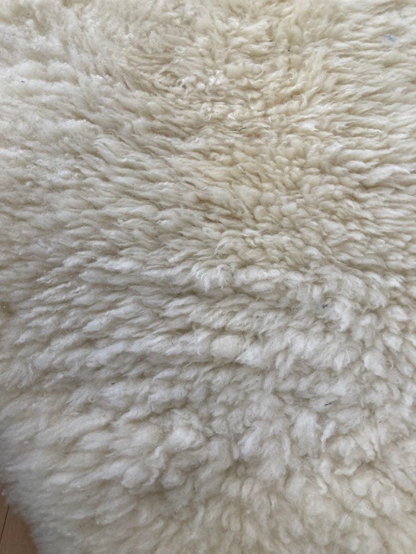 Bowron 羊毛ラグ クリーム色 ニュージーランド産