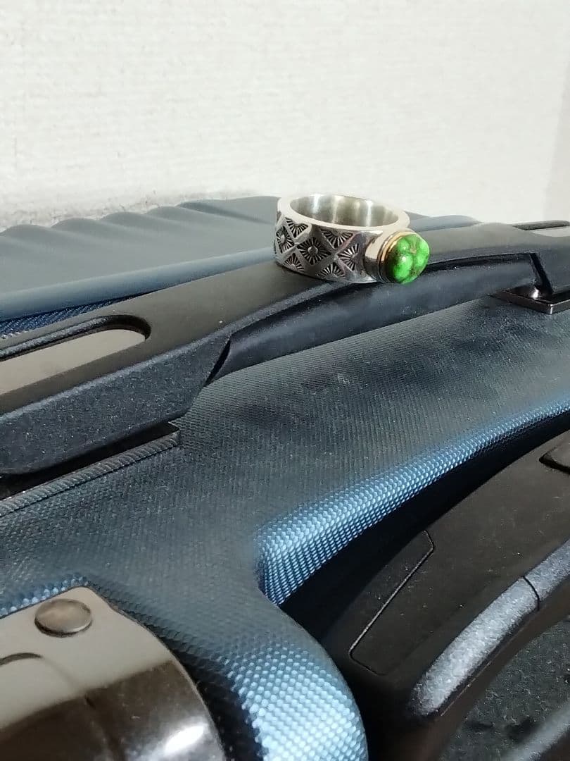 キャリコレイクターコイズリング