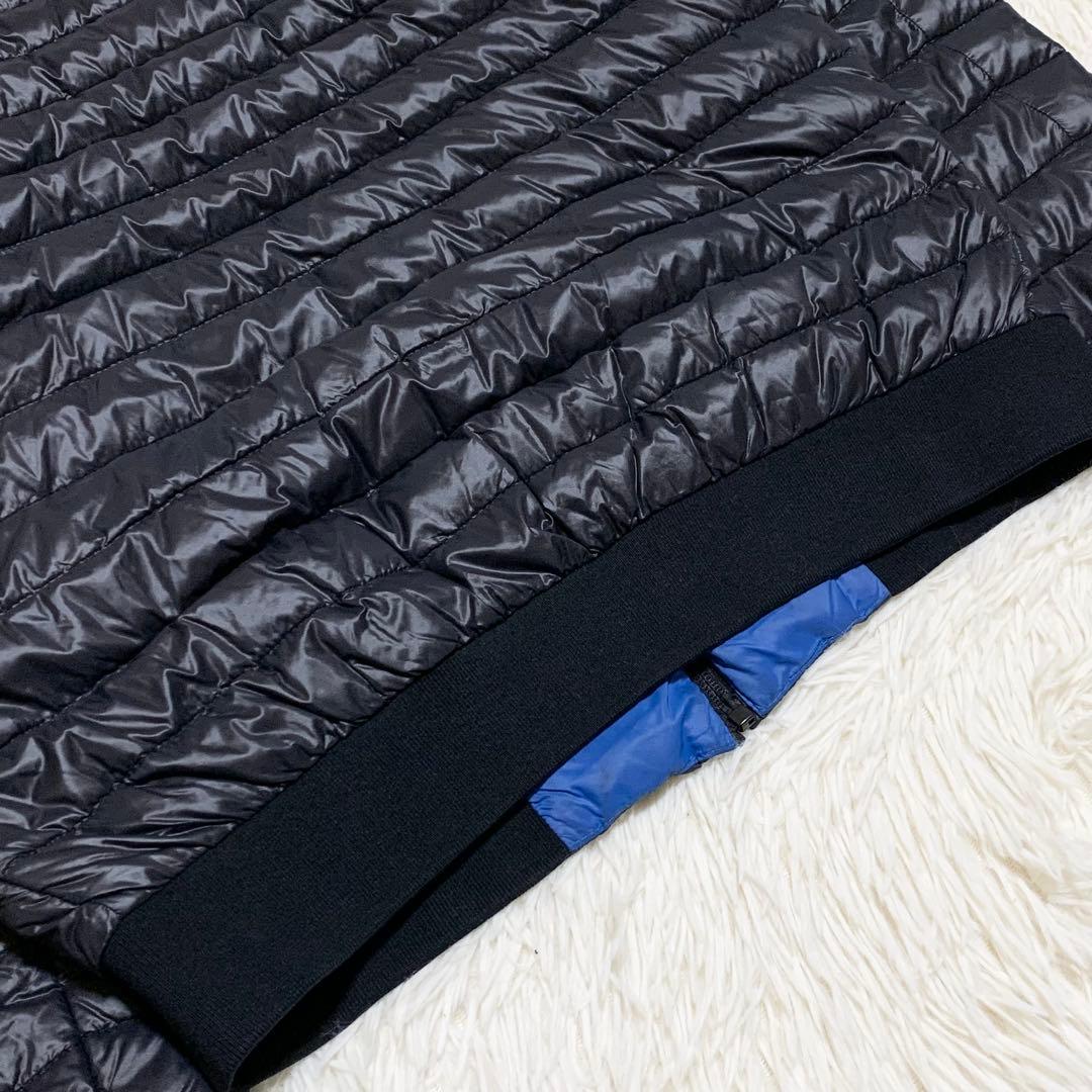 【aks】プラダ ボンバー SGH827 ロゴプレート ブラック 46