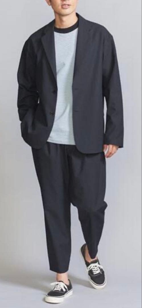 美品 beauty&youth セットアップ ネイビーKOMATSU PACK