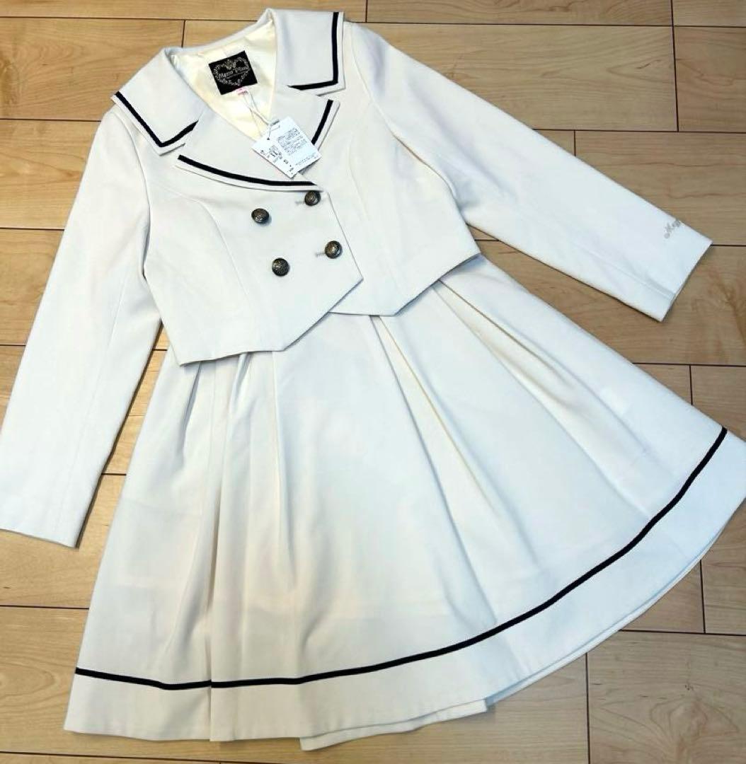 メゾピアノジュニア 卒服 M/150 セーラージャケット＆スカートセット