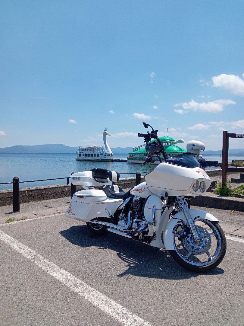 カ*ス様 ハーレー ツーリング 5本スポークホイール 前後セット