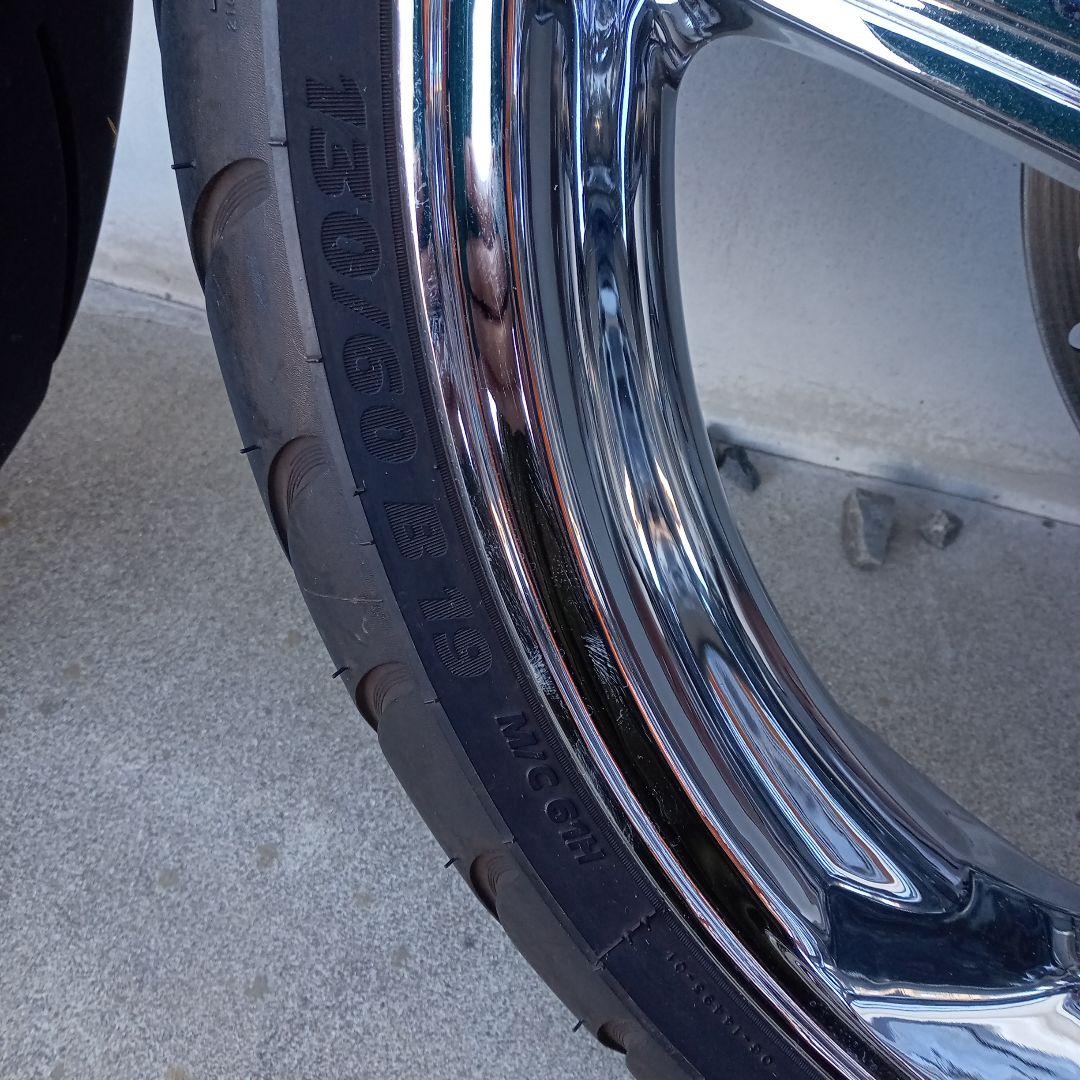 カ*ス様 ハーレー ツーリング 5本スポークホイール 前後セット