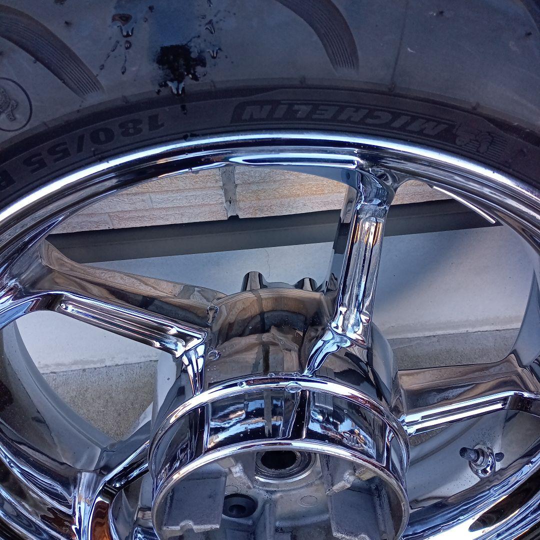 カ*ス様 ハーレー ツーリング 5本スポークホイール 前後セット