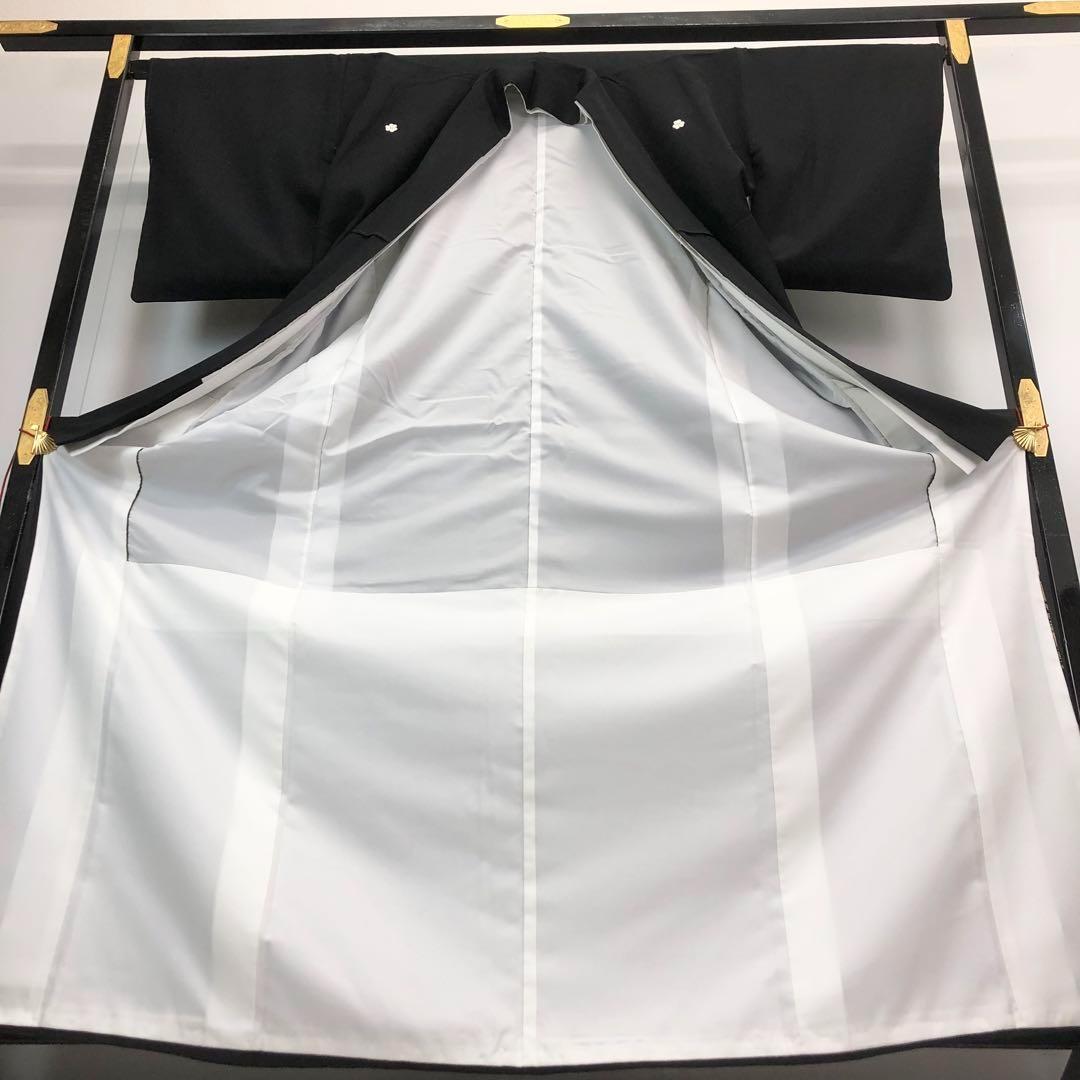 MK-1339 黒留袖 流水 船 松 花模様 金駒刺繍 金彩 トールサイズ