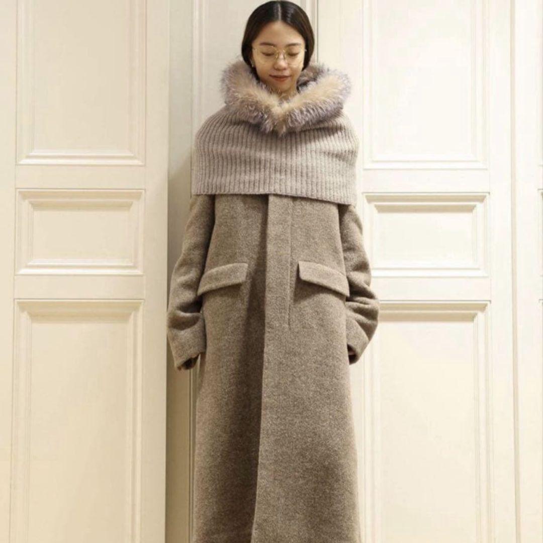 新品 FRATELLI TALLI ファー付き バラクラバ ドゥーズィエムクラス