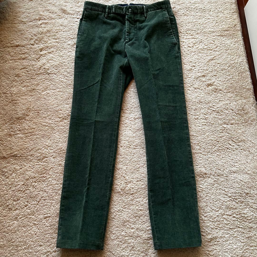 44 インコテックス グリーンコーデュロイ