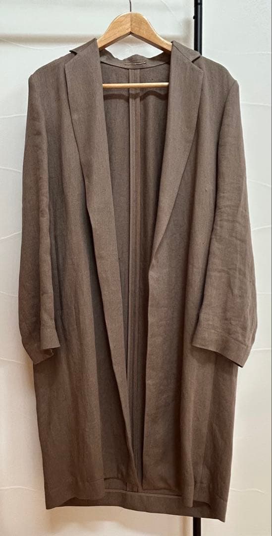 ドゥーズィエム クラス　リネン マテリアルコート