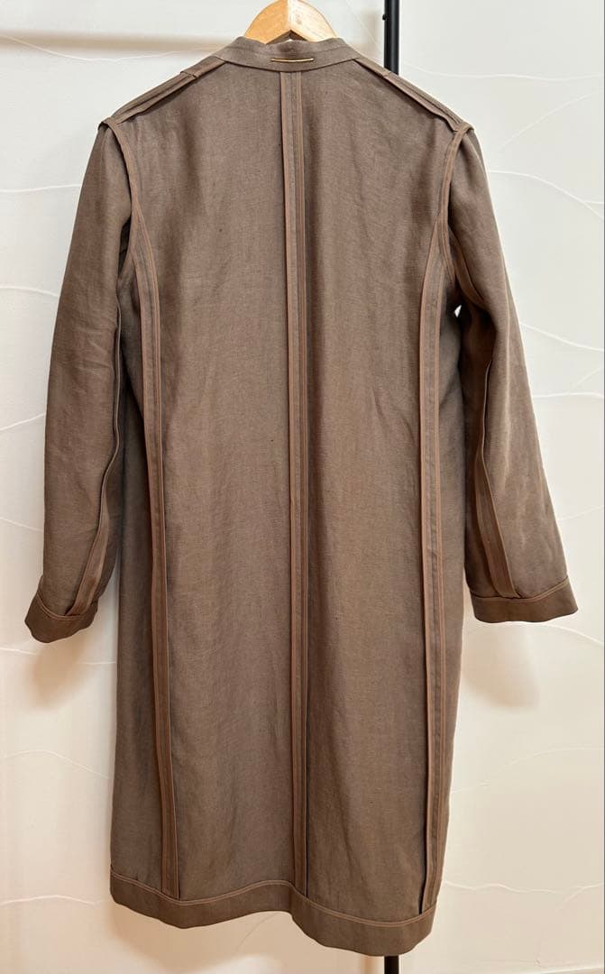 ドゥーズィエム クラス　リネン マテリアルコート