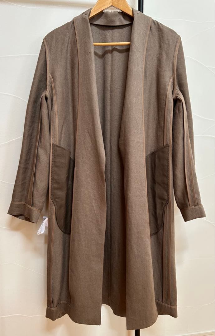 ドゥーズィエム クラス　リネン マテリアルコート