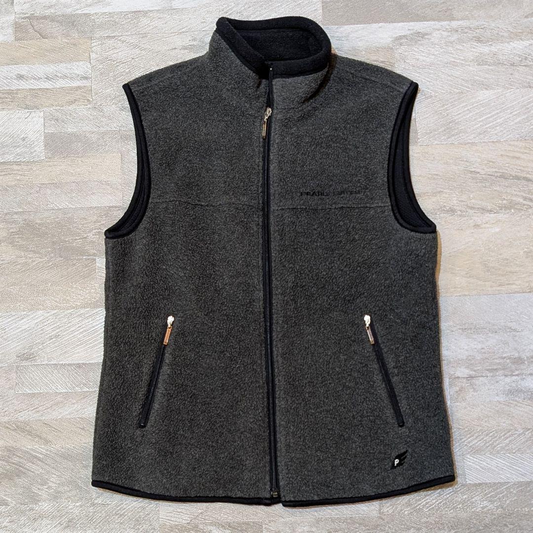 ★冬物最終セール★パーリーゲイツ × ポーラテック フリースベスト グレー M