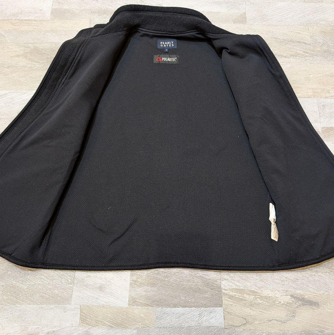 ★冬物最終セール★パーリーゲイツ × ポーラテック フリースベスト グレー M