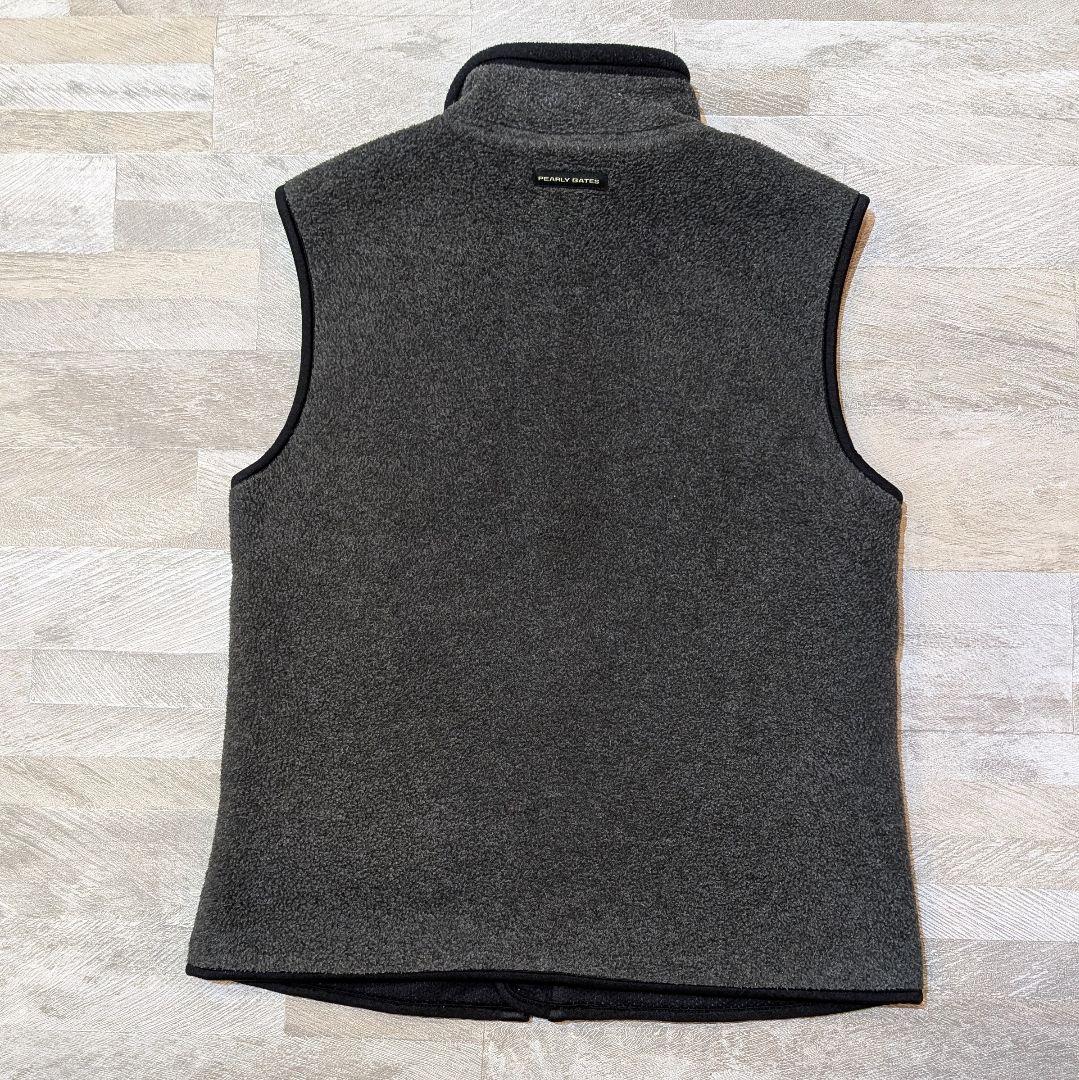 ★冬物最終セール★パーリーゲイツ × ポーラテック フリースベスト グレー M