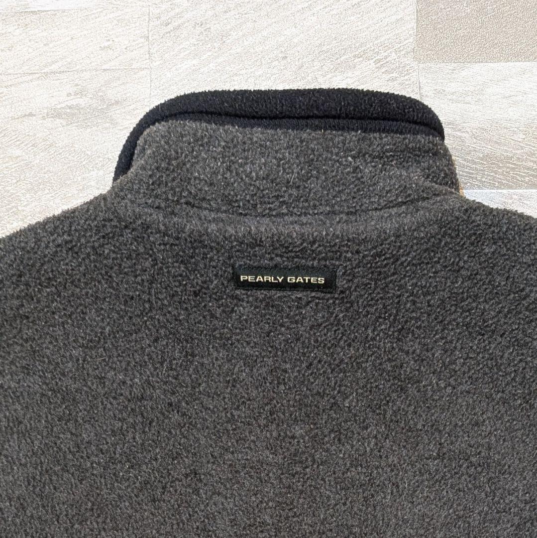 ★冬物最終セール★パーリーゲイツ × ポーラテック フリースベスト グレー M