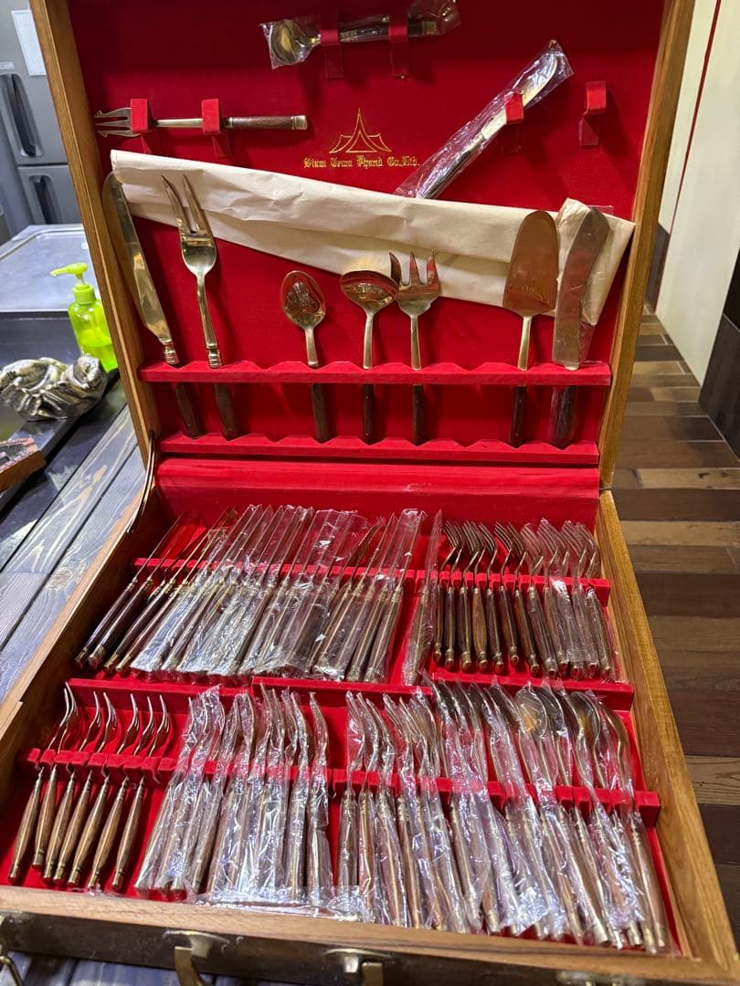 Siam Towa Phand 高級カトラリーセット 48本入 ビンテージ 箱付