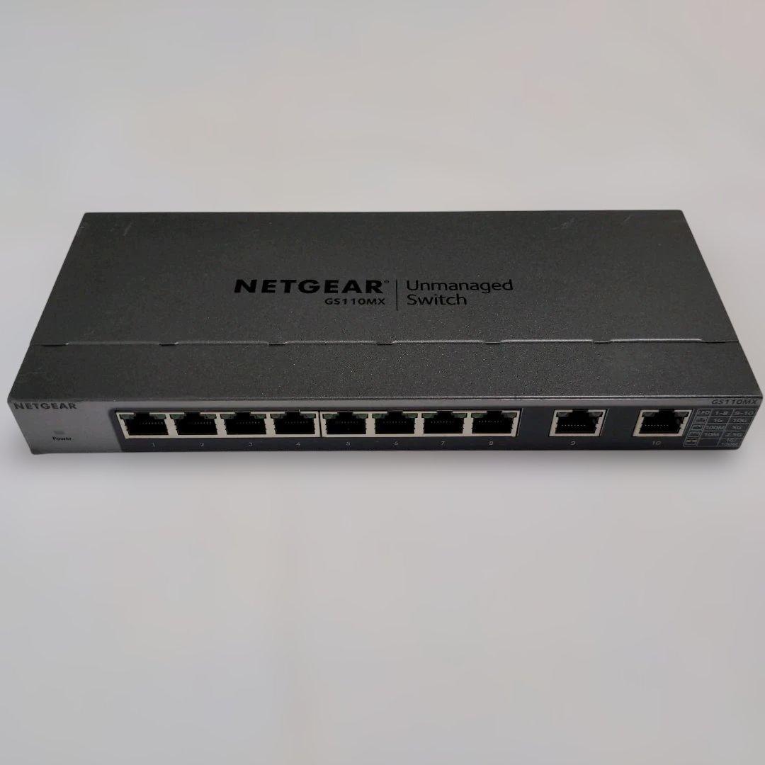 ネットギア GS110MX 8ポート スイッチングハブ 【本体のみ】‪♡E5