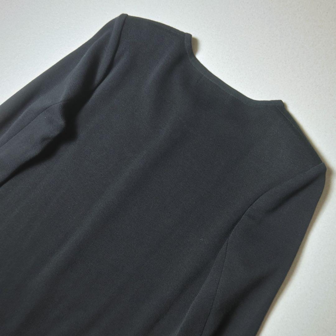 イヴサンローラン　ニットワンピース　黒　エレガント　YSL　上品　ヴィンテージ