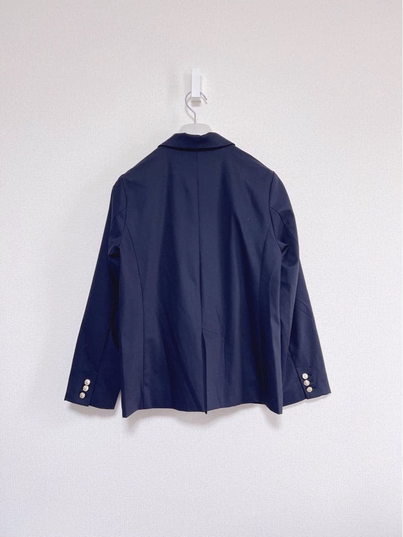 大人気完売品 コヒナ COHINA ダブルジャケット ネイビー