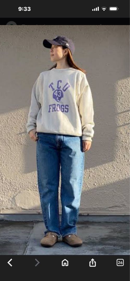 チ*プ様 WAREHOUSE lot483 TCU FROGS LARGE GR