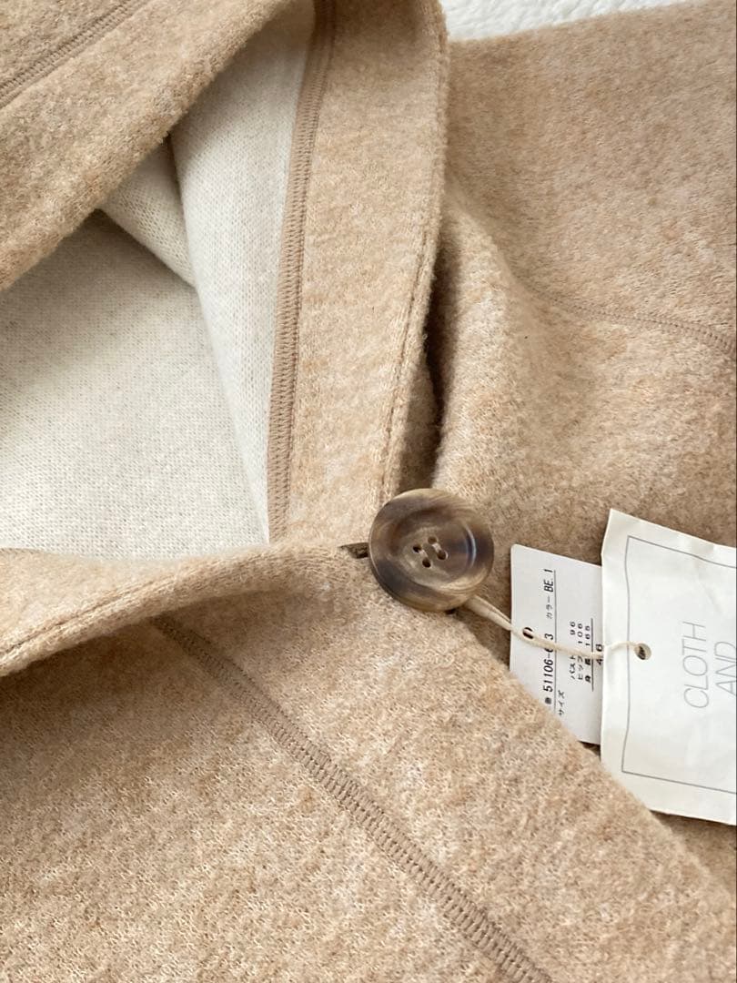 ローズティアラ　キャメル　ニットコート　サイズ46
