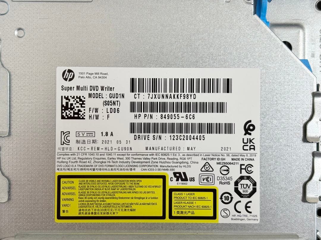 ベアボーン状態のHP Z2 Tower G5 Workstation★125W可