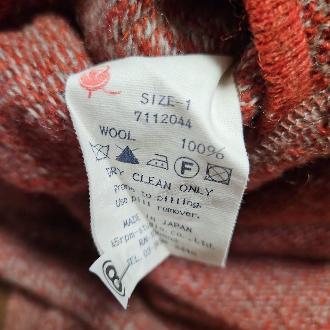 RITAO CHAN公式アカウント06美品 45rpm ウール100%