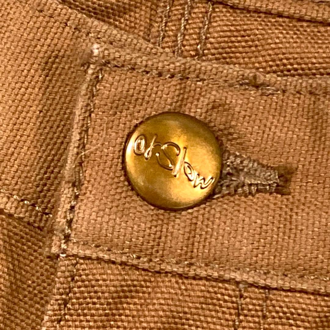 【未使用級】orslow オアスロウ ブラウンダック ペインターパンツ XS