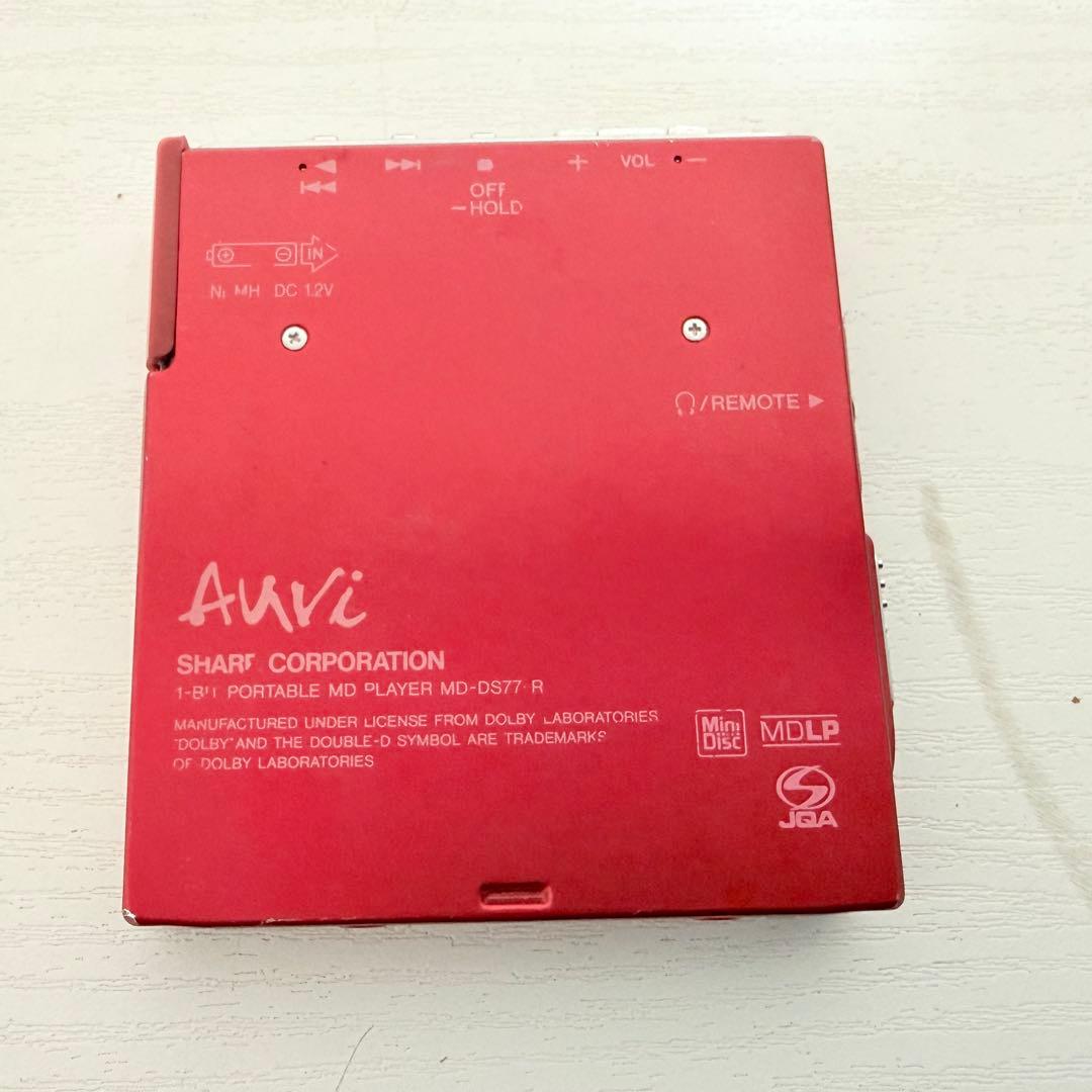 SHARP Auvi MDプレーヤー MD-DS77-R ジャンク