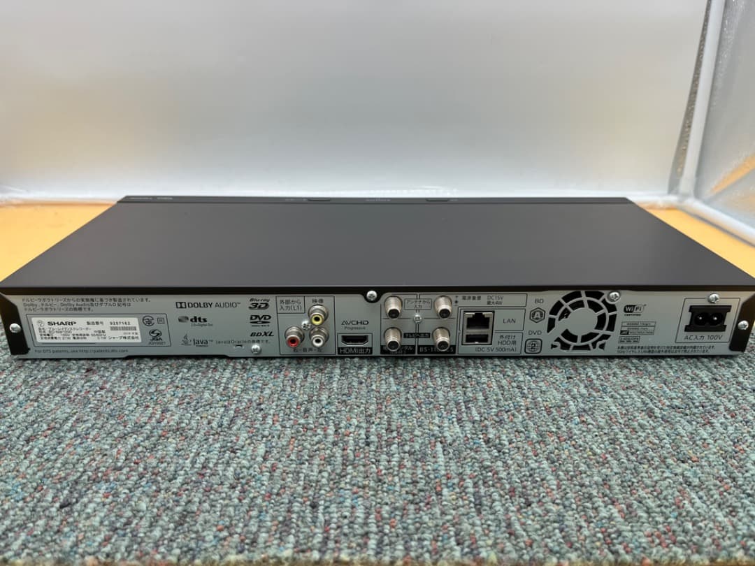 【美品】テレビ・レコーダーセット　SHARP　インターネット接続可　f702