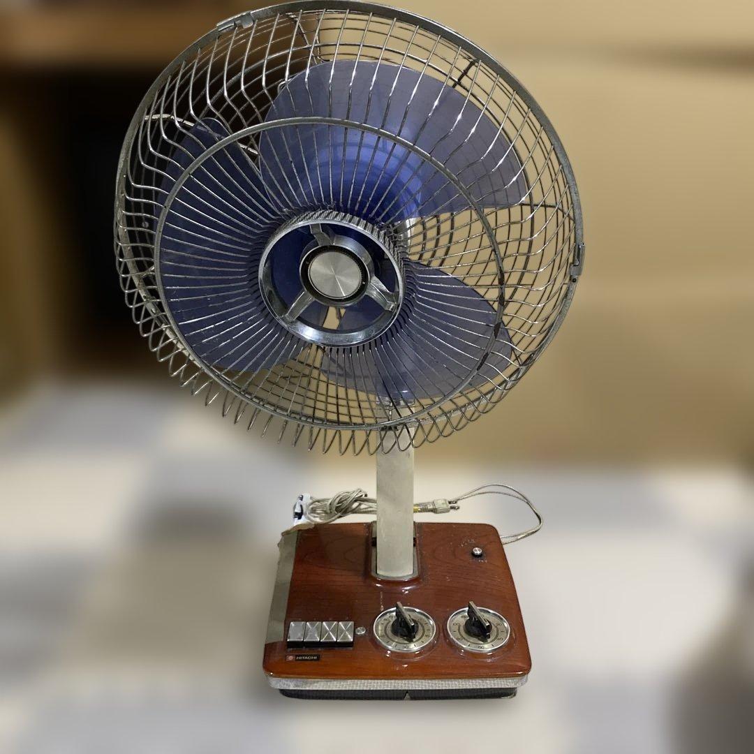 引取歓迎　HITACHI 日立 H-727 昭和レトロ 扇風機 現状品