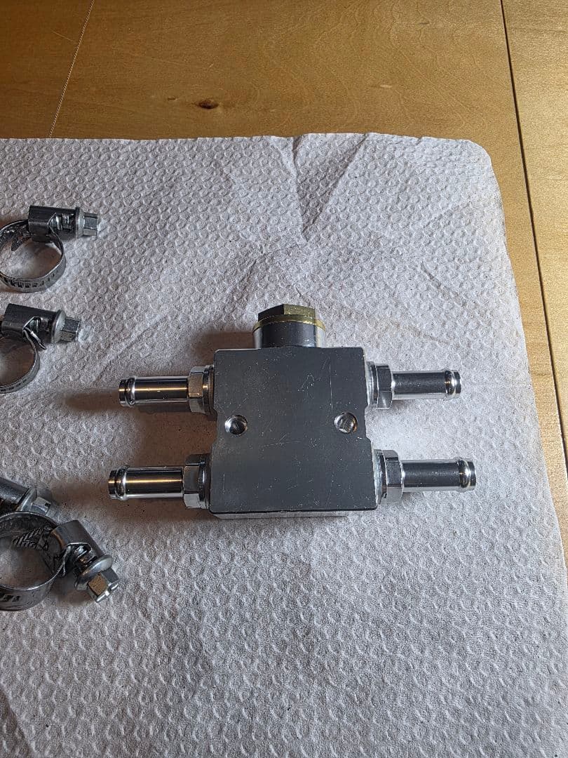 SP武川インラインサー モユニットキット ラバーホース用シルバー 汎 用